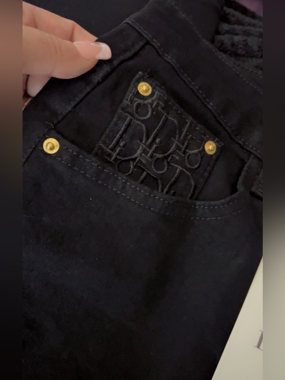 Dior straight leg jeans
